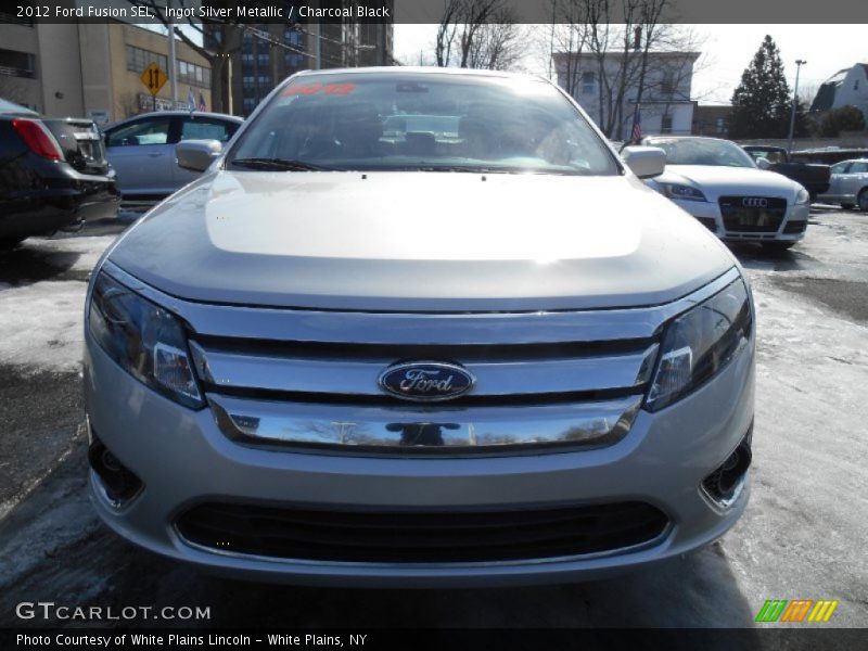 Ingot Silver Metallic / Charcoal Black 2012 Ford Fusion SEL