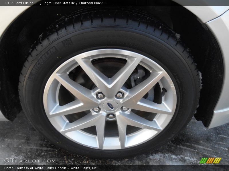 Ingot Silver Metallic / Charcoal Black 2012 Ford Fusion SEL