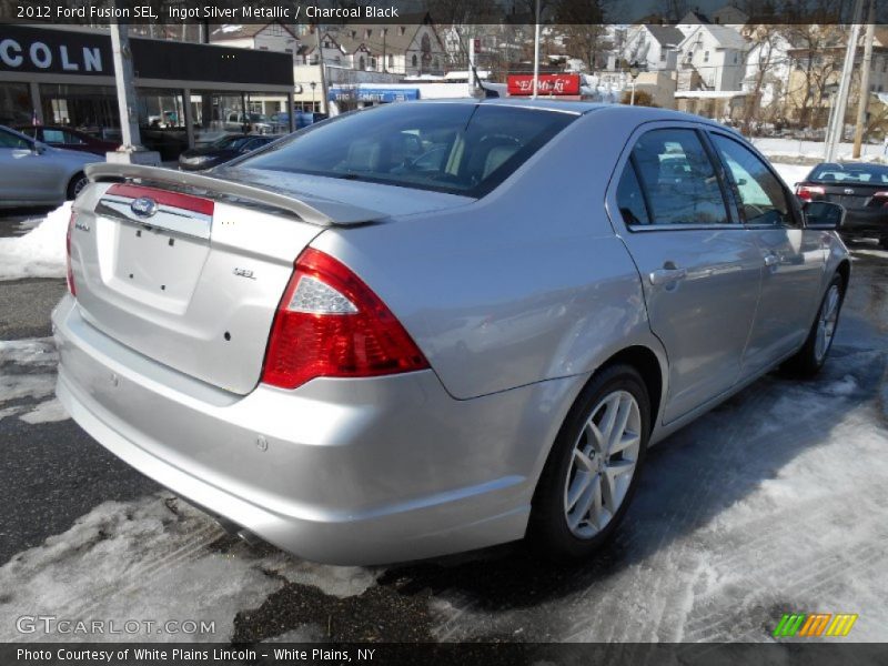 Ingot Silver Metallic / Charcoal Black 2012 Ford Fusion SEL