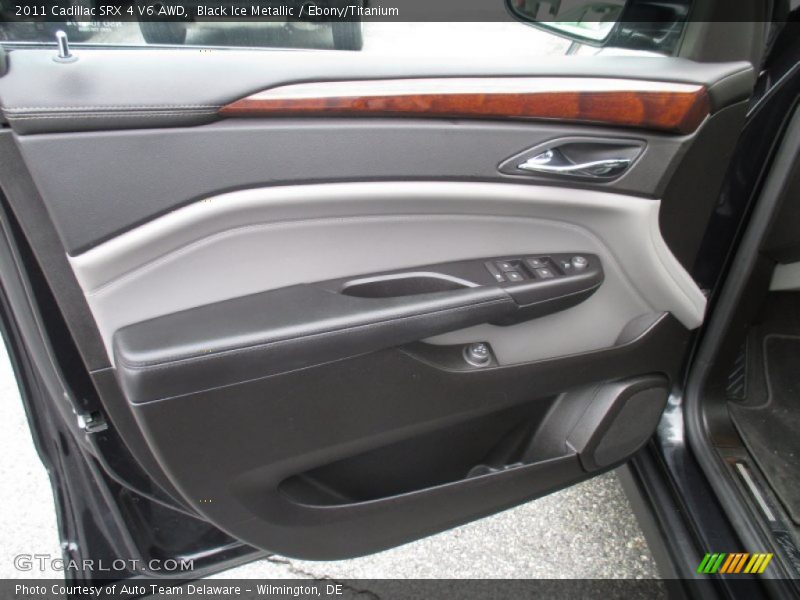 Black Ice Metallic / Ebony/Titanium 2011 Cadillac SRX 4 V6 AWD