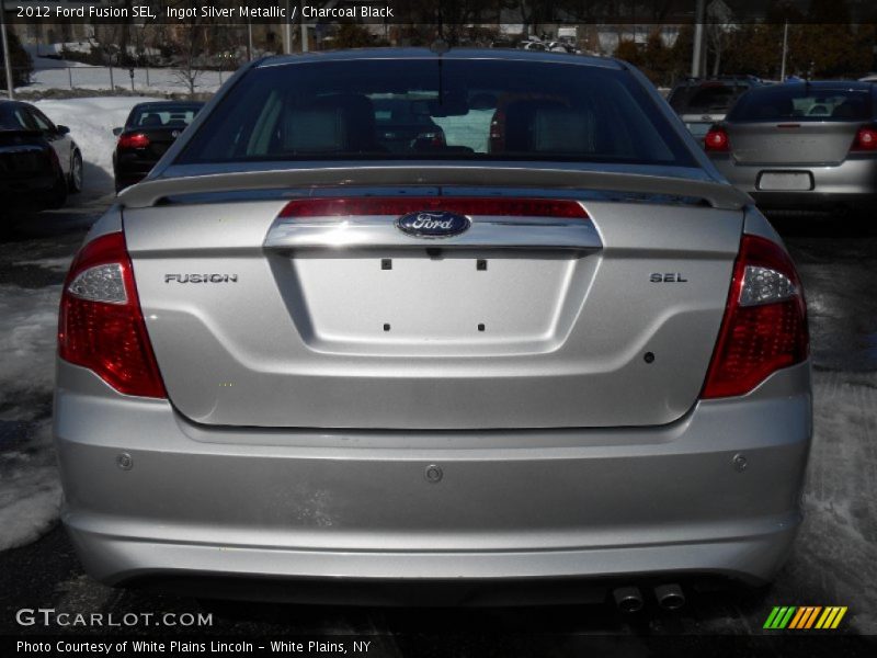 Ingot Silver Metallic / Charcoal Black 2012 Ford Fusion SEL