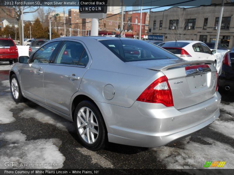 Ingot Silver Metallic / Charcoal Black 2012 Ford Fusion SEL