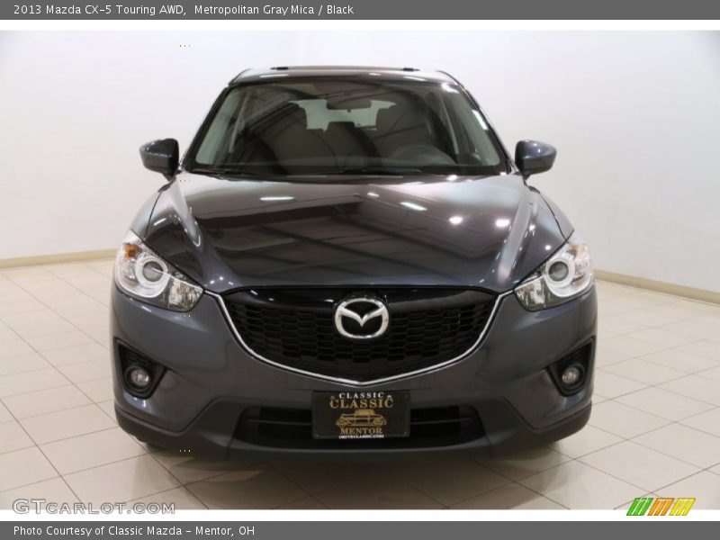 Metropolitan Gray Mica / Black 2013 Mazda CX-5 Touring AWD