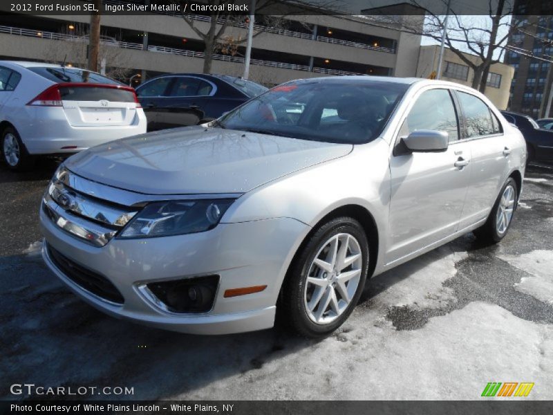 Ingot Silver Metallic / Charcoal Black 2012 Ford Fusion SEL