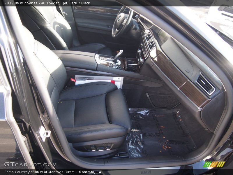 Jet Black / Black 2012 BMW 7 Series 740Li Sedan