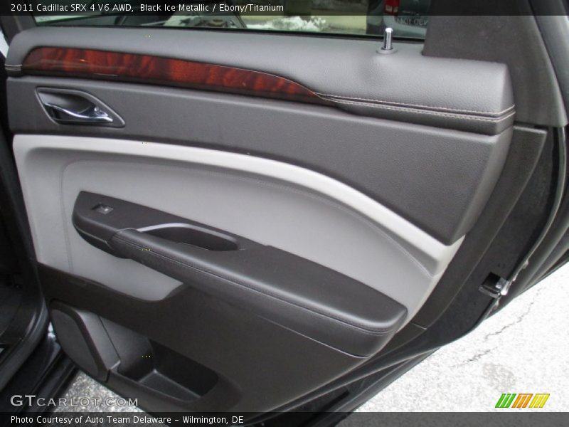 Black Ice Metallic / Ebony/Titanium 2011 Cadillac SRX 4 V6 AWD