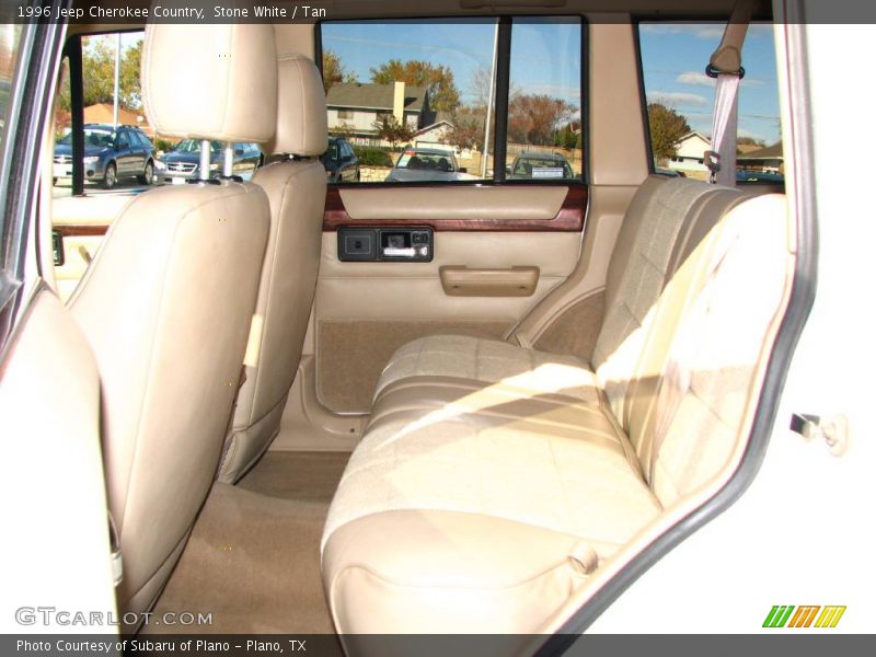 Stone White / Tan 1996 Jeep Cherokee Country