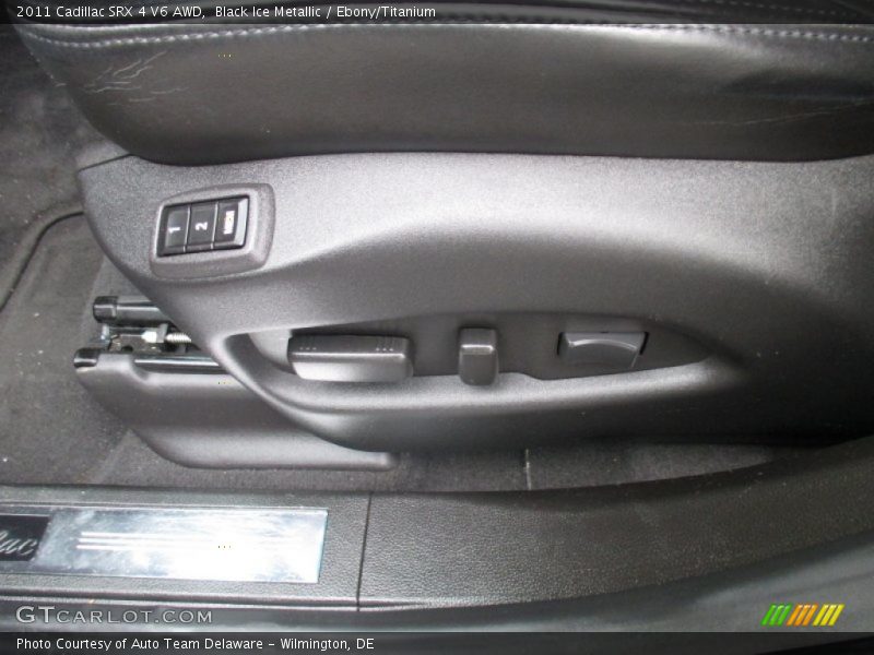 Black Ice Metallic / Ebony/Titanium 2011 Cadillac SRX 4 V6 AWD
