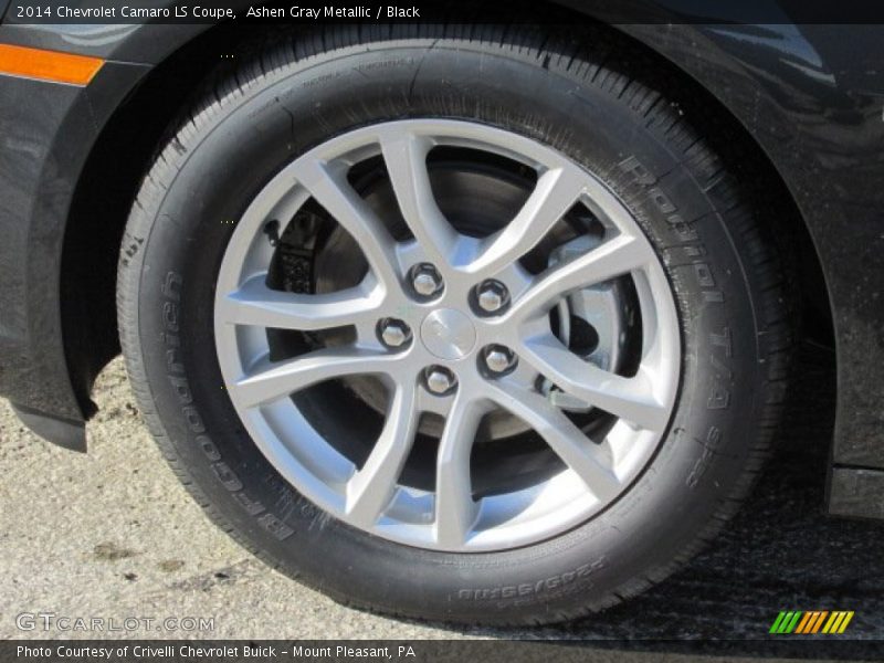 Ashen Gray Metallic / Black 2014 Chevrolet Camaro LS Coupe