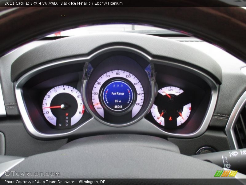 Black Ice Metallic / Ebony/Titanium 2011 Cadillac SRX 4 V6 AWD