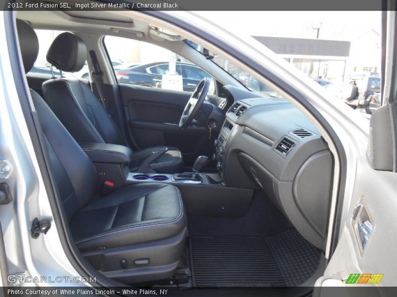 Ingot Silver Metallic / Charcoal Black 2012 Ford Fusion SEL
