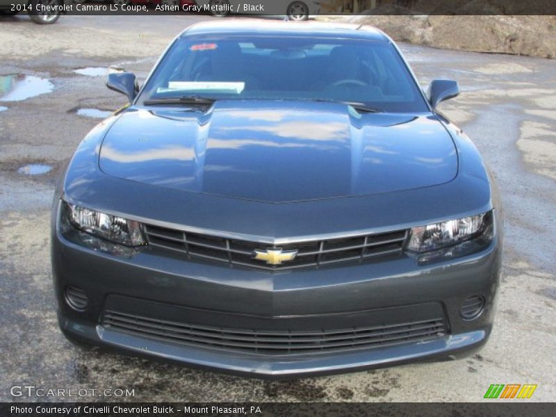 Ashen Gray Metallic / Black 2014 Chevrolet Camaro LS Coupe
