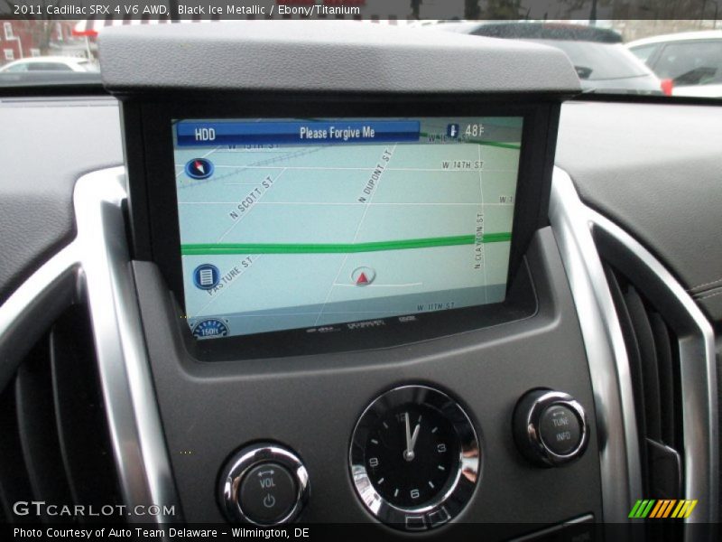 Black Ice Metallic / Ebony/Titanium 2011 Cadillac SRX 4 V6 AWD