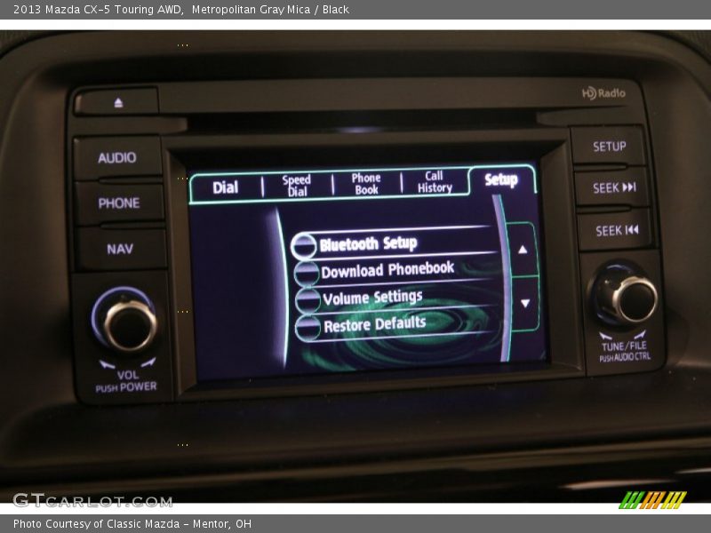 Metropolitan Gray Mica / Black 2013 Mazda CX-5 Touring AWD