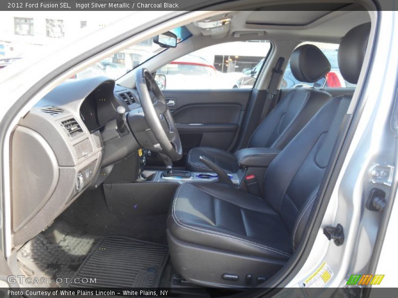 Ingot Silver Metallic / Charcoal Black 2012 Ford Fusion SEL