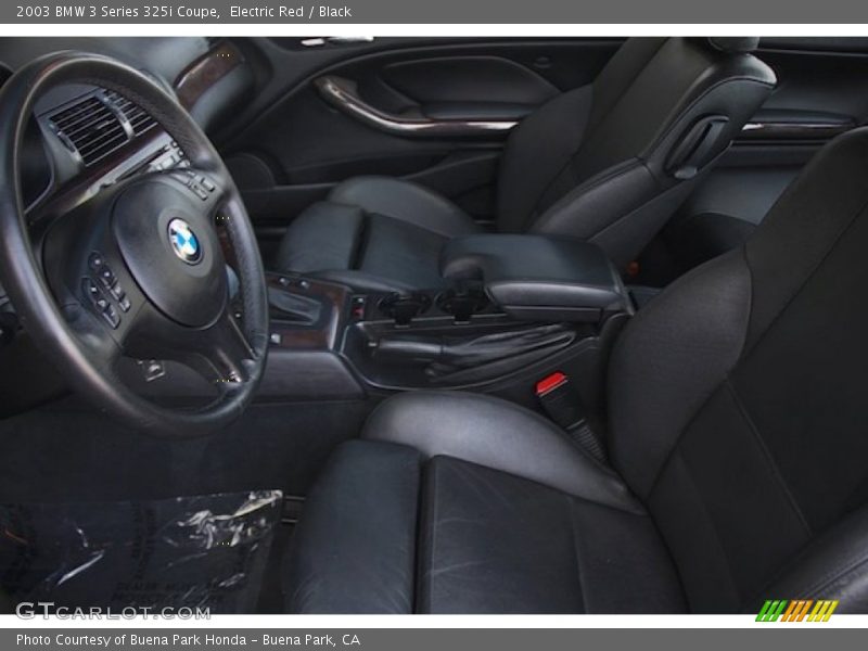 Electric Red / Black 2003 BMW 3 Series 325i Coupe