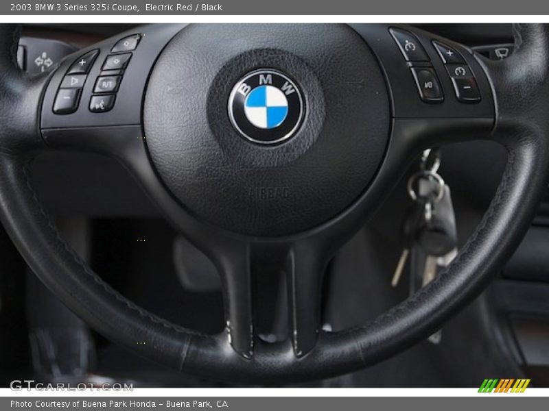 Electric Red / Black 2003 BMW 3 Series 325i Coupe