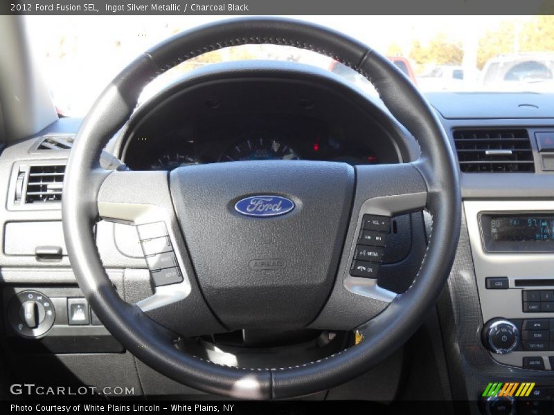 Ingot Silver Metallic / Charcoal Black 2012 Ford Fusion SEL