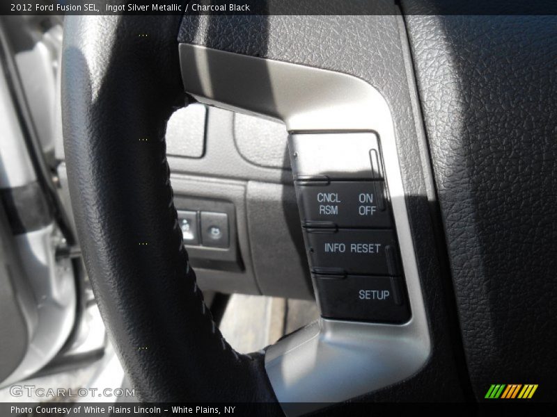 Ingot Silver Metallic / Charcoal Black 2012 Ford Fusion SEL