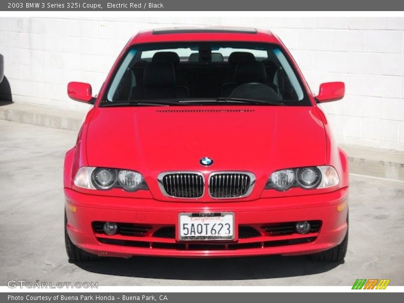 Electric Red / Black 2003 BMW 3 Series 325i Coupe