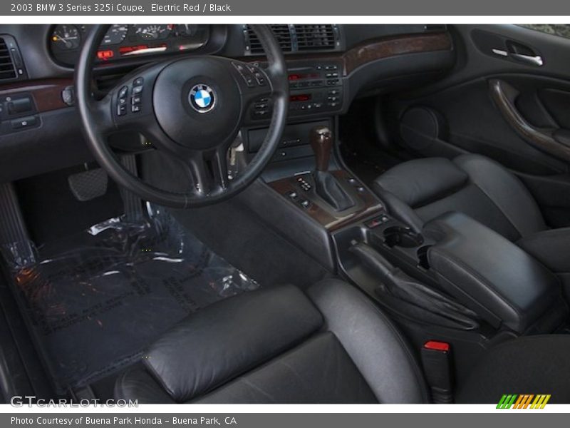  2003 3 Series 325i Coupe Black Interior