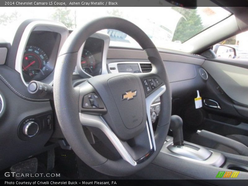 Ashen Gray Metallic / Black 2014 Chevrolet Camaro LS Coupe