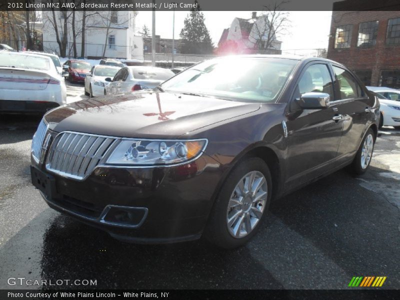 Bordeaux Reserve Metallic / Light Camel 2012 Lincoln MKZ AWD