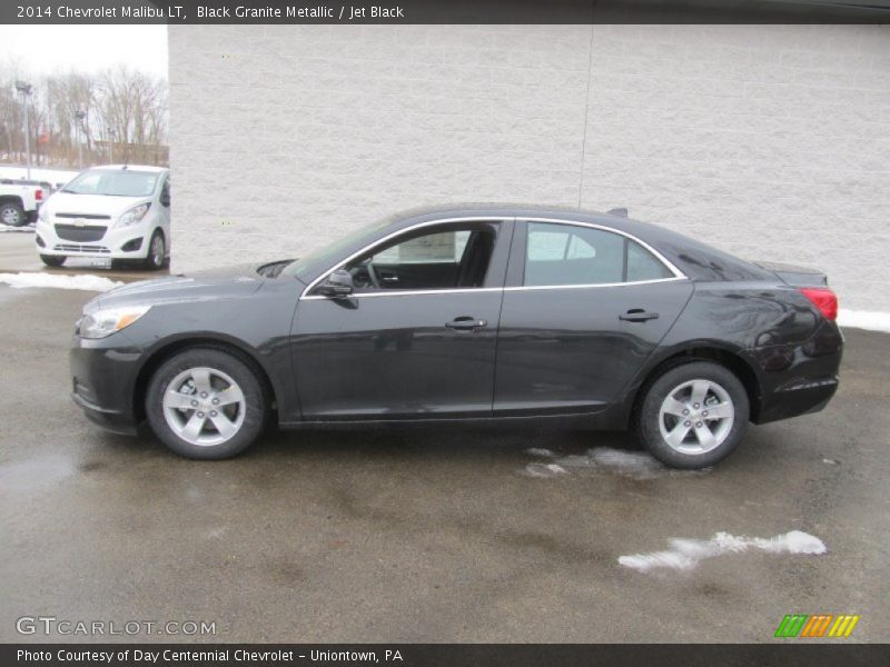 Black Granite Metallic / Jet Black 2014 Chevrolet Malibu LT