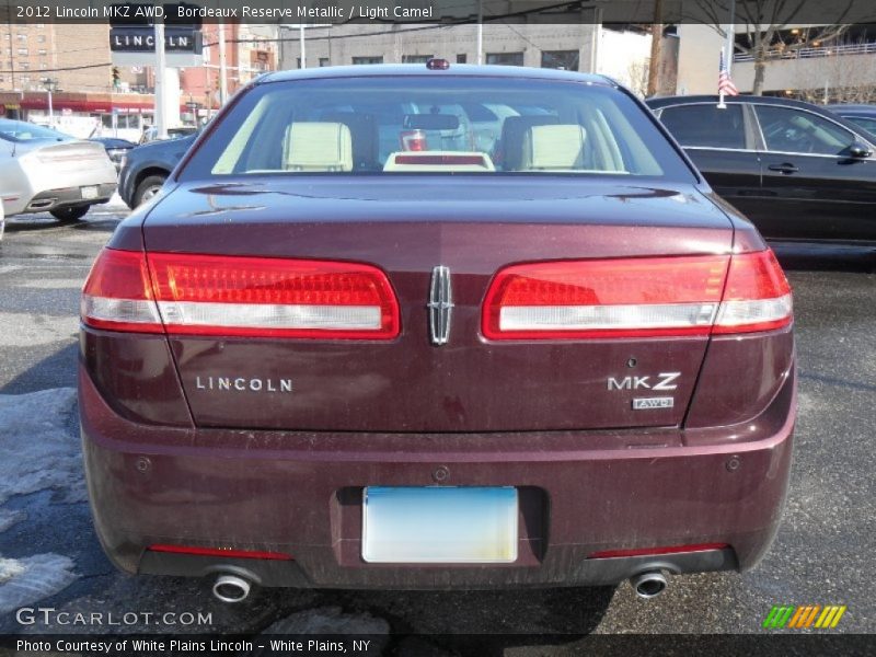 Bordeaux Reserve Metallic / Light Camel 2012 Lincoln MKZ AWD