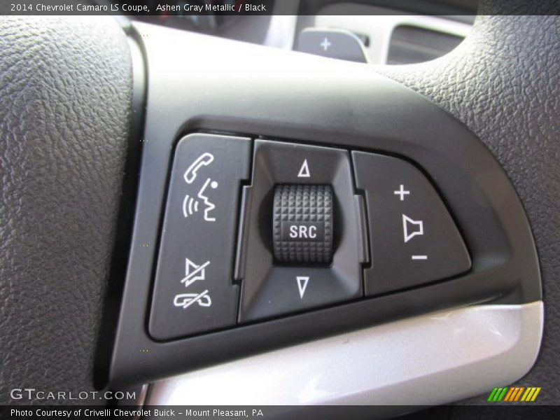 Ashen Gray Metallic / Black 2014 Chevrolet Camaro LS Coupe