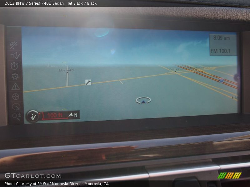 Jet Black / Black 2012 BMW 7 Series 740Li Sedan