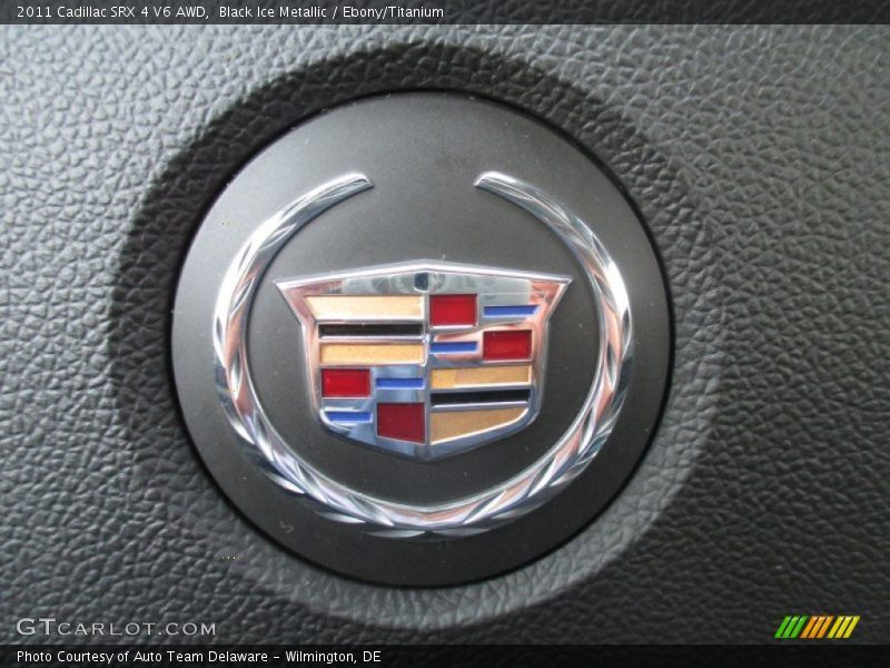 Black Ice Metallic / Ebony/Titanium 2011 Cadillac SRX 4 V6 AWD