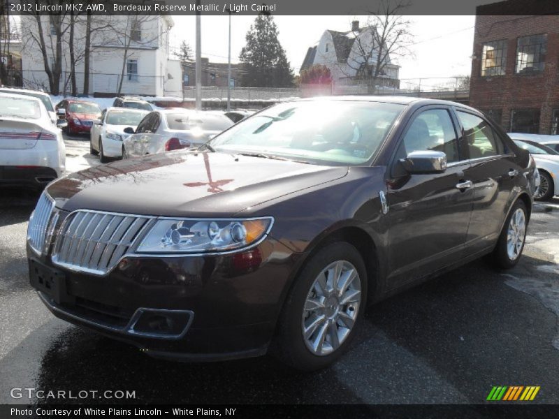 Bordeaux Reserve Metallic / Light Camel 2012 Lincoln MKZ AWD