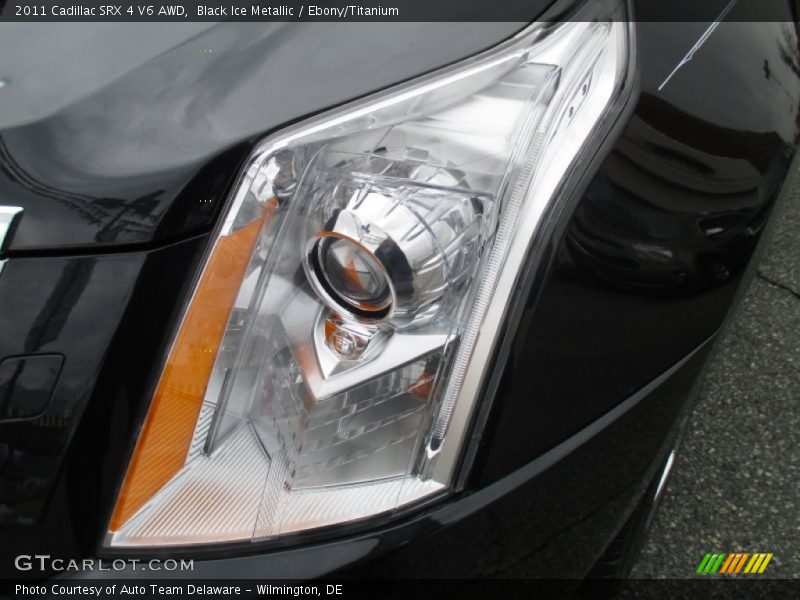 Black Ice Metallic / Ebony/Titanium 2011 Cadillac SRX 4 V6 AWD