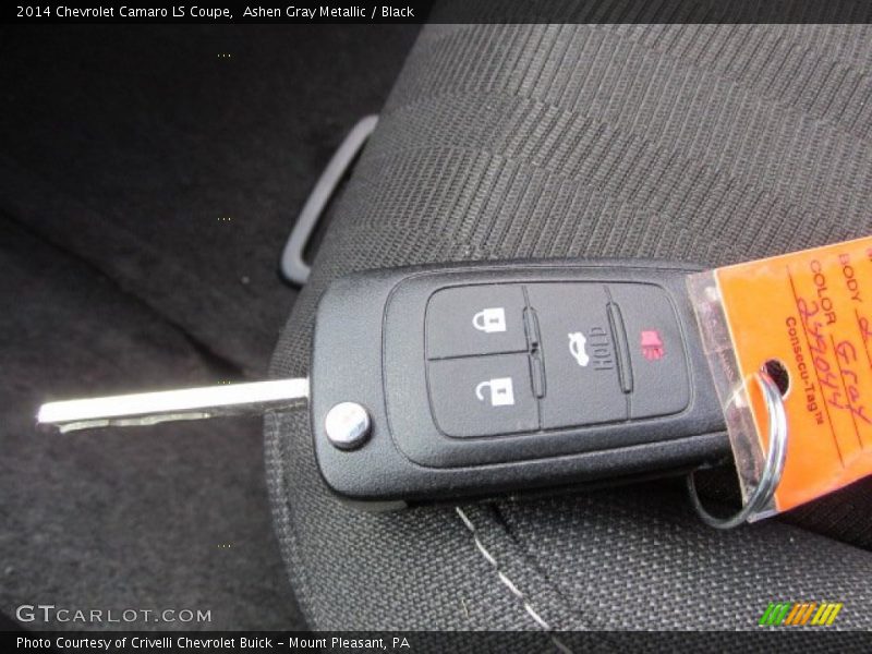 Ashen Gray Metallic / Black 2014 Chevrolet Camaro LS Coupe