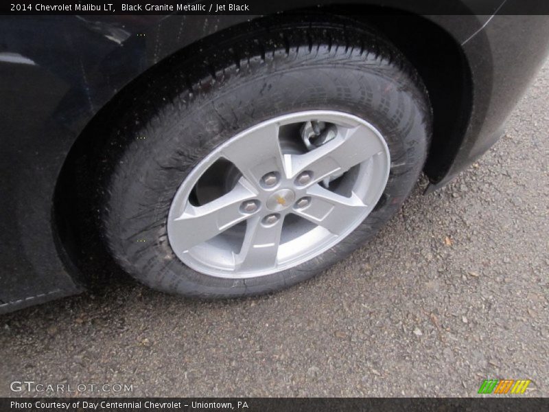 Black Granite Metallic / Jet Black 2014 Chevrolet Malibu LT