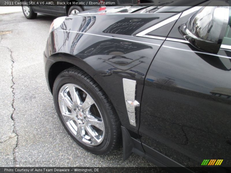 Black Ice Metallic / Ebony/Titanium 2011 Cadillac SRX 4 V6 AWD