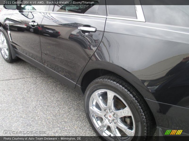 Black Ice Metallic / Ebony/Titanium 2011 Cadillac SRX 4 V6 AWD