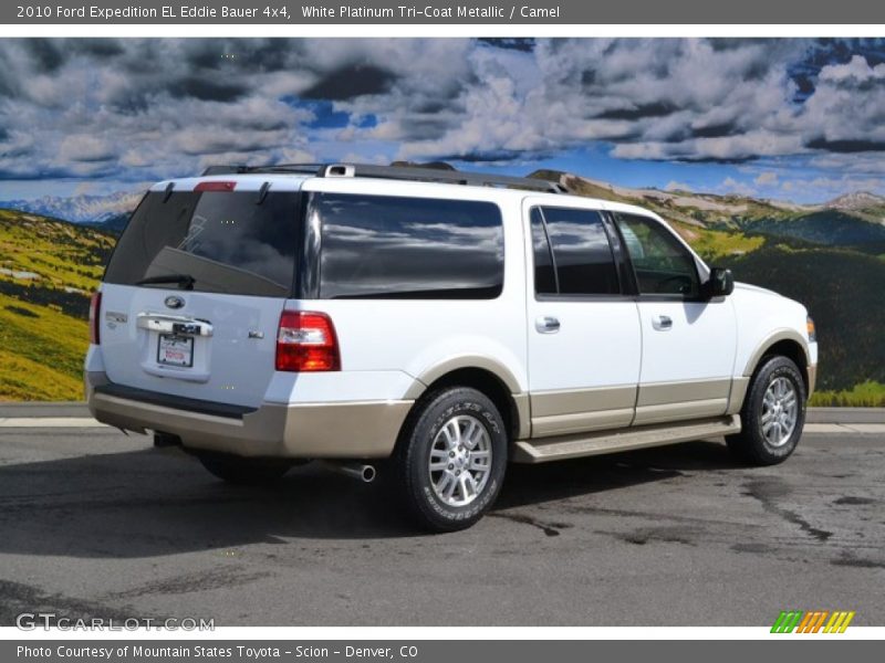 White Platinum Tri-Coat Metallic / Camel 2010 Ford Expedition EL Eddie Bauer 4x4