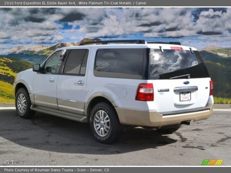 White Platinum Tri-Coat Metallic / Camel 2010 Ford Expedition EL Eddie Bauer 4x4