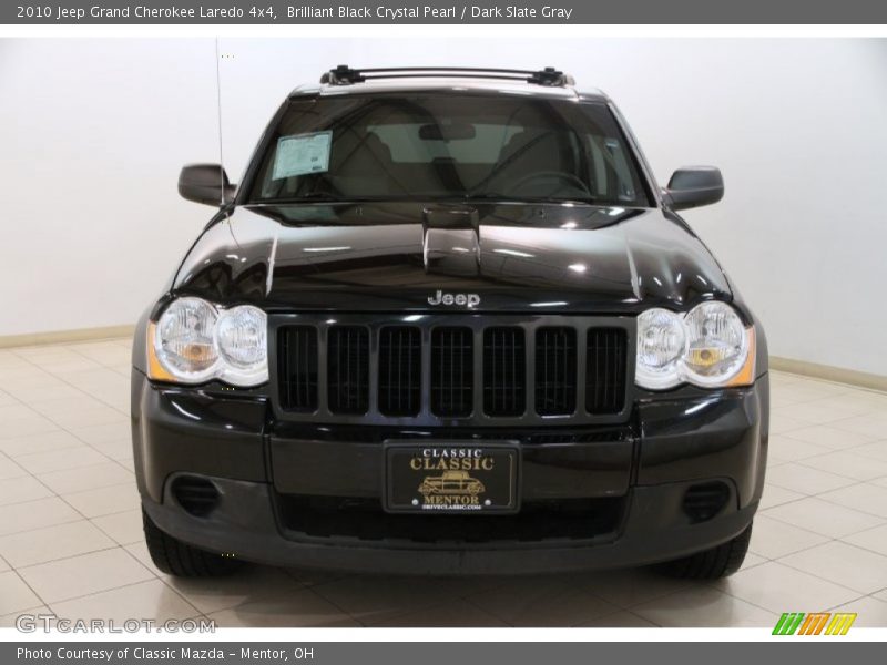 Brilliant Black Crystal Pearl / Dark Slate Gray 2010 Jeep Grand Cherokee Laredo 4x4