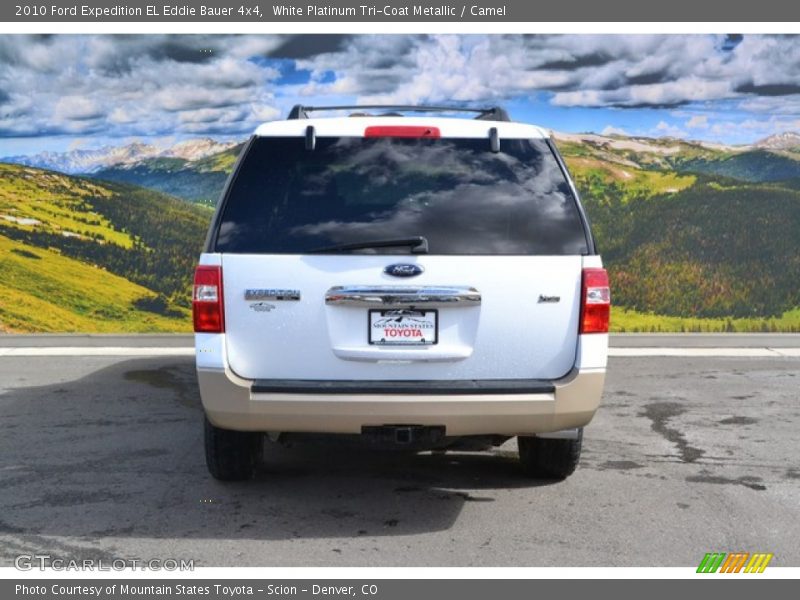 White Platinum Tri-Coat Metallic / Camel 2010 Ford Expedition EL Eddie Bauer 4x4
