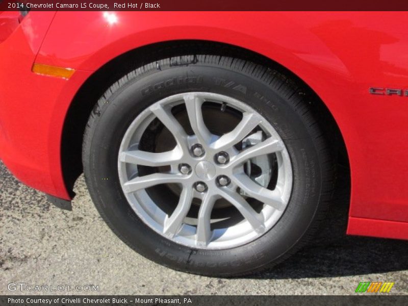 Red Hot / Black 2014 Chevrolet Camaro LS Coupe