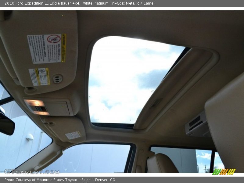 White Platinum Tri-Coat Metallic / Camel 2010 Ford Expedition EL Eddie Bauer 4x4