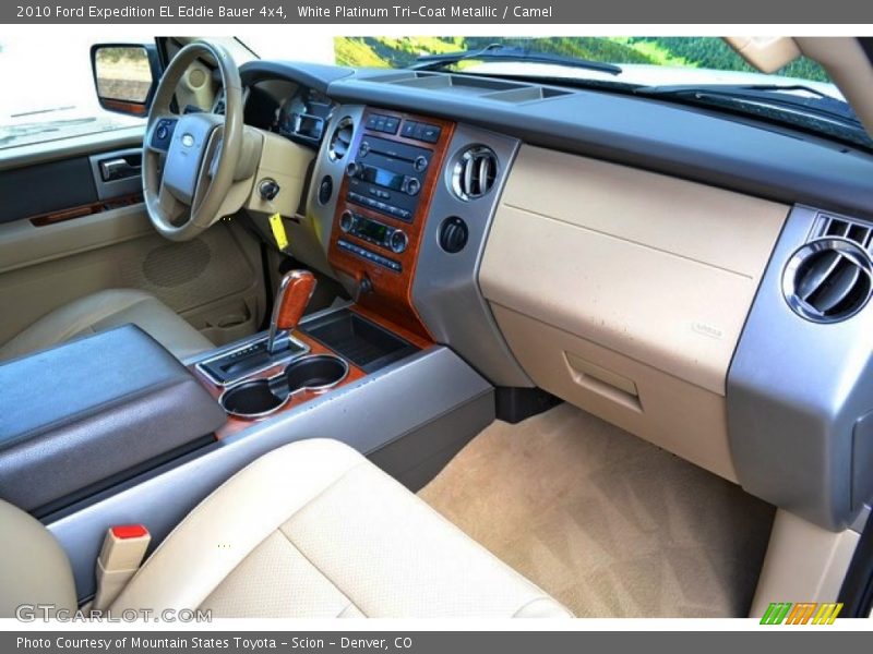 White Platinum Tri-Coat Metallic / Camel 2010 Ford Expedition EL Eddie Bauer 4x4