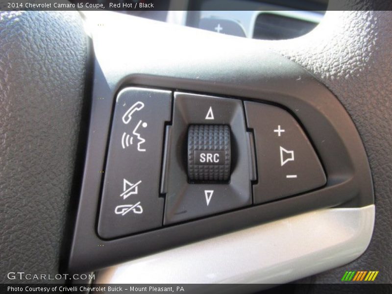Red Hot / Black 2014 Chevrolet Camaro LS Coupe