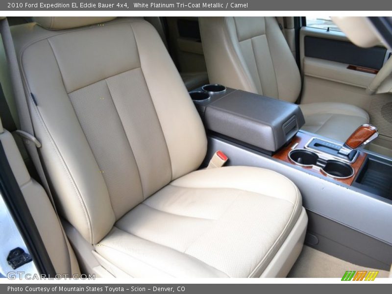White Platinum Tri-Coat Metallic / Camel 2010 Ford Expedition EL Eddie Bauer 4x4