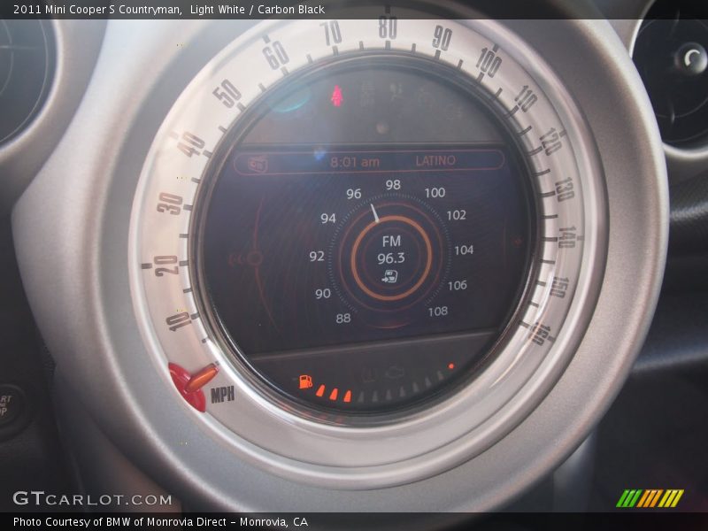Light White / Carbon Black 2011 Mini Cooper S Countryman