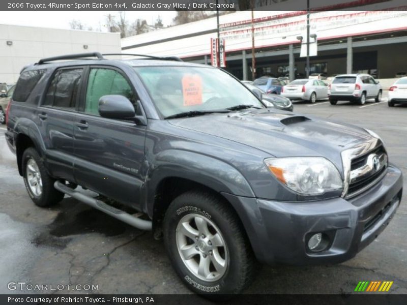 Galactic Gray Mica / Dark Charcoal 2006 Toyota 4Runner Sport Edition 4x4