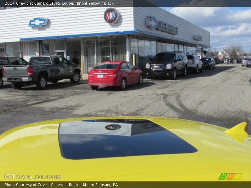 Bright Yellow / Black 2014 Chevrolet Camaro LT/RS Coupe